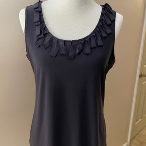 Charcoal tank with frin